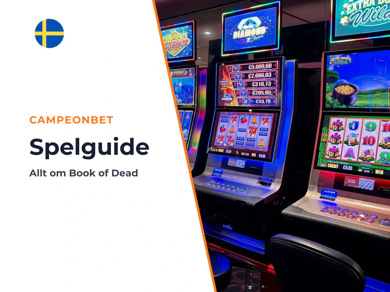 När du spelar book of dead