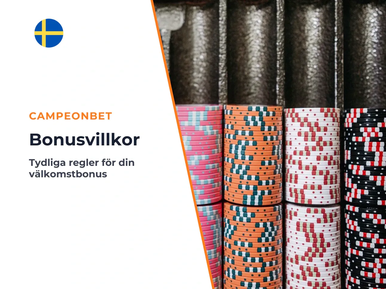Villkor för welcome bonus och wagering