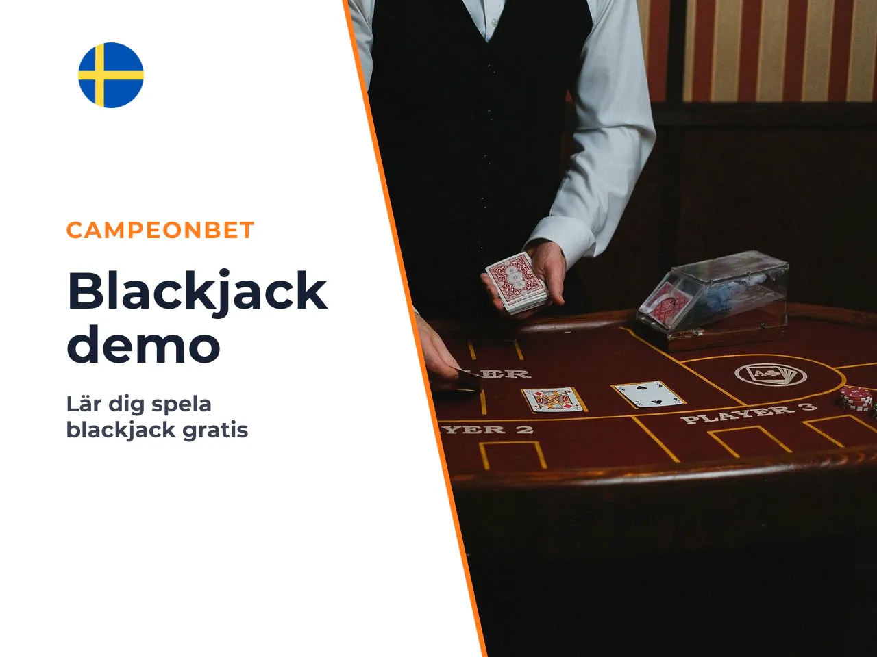 Så startar du en blackjack demo