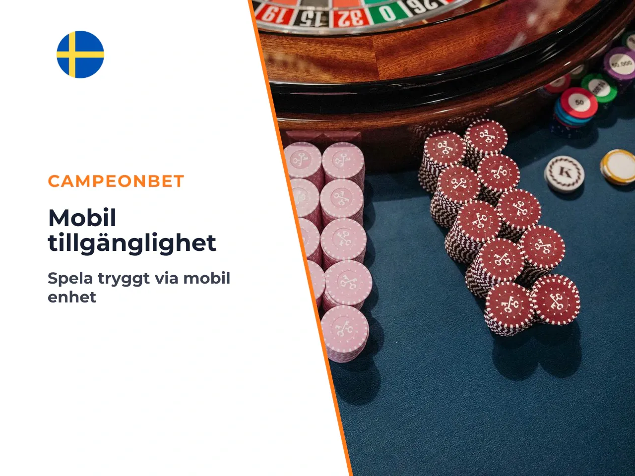Tillgänglighet för Campeonbet casino mobile per
