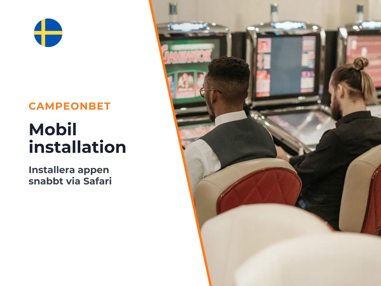 Installation av Campeonbet PWA via Safari