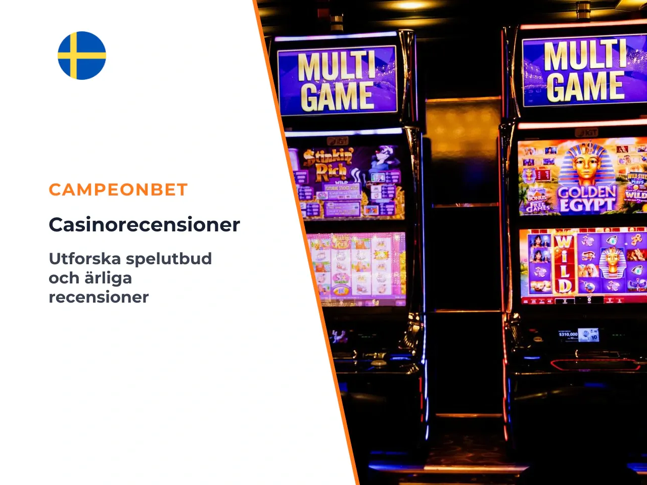 Granskning av casino reviews och spelutbud