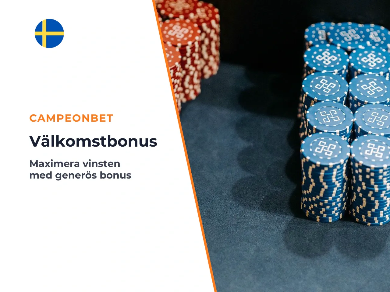 Welcome bonus och deposit bonus för